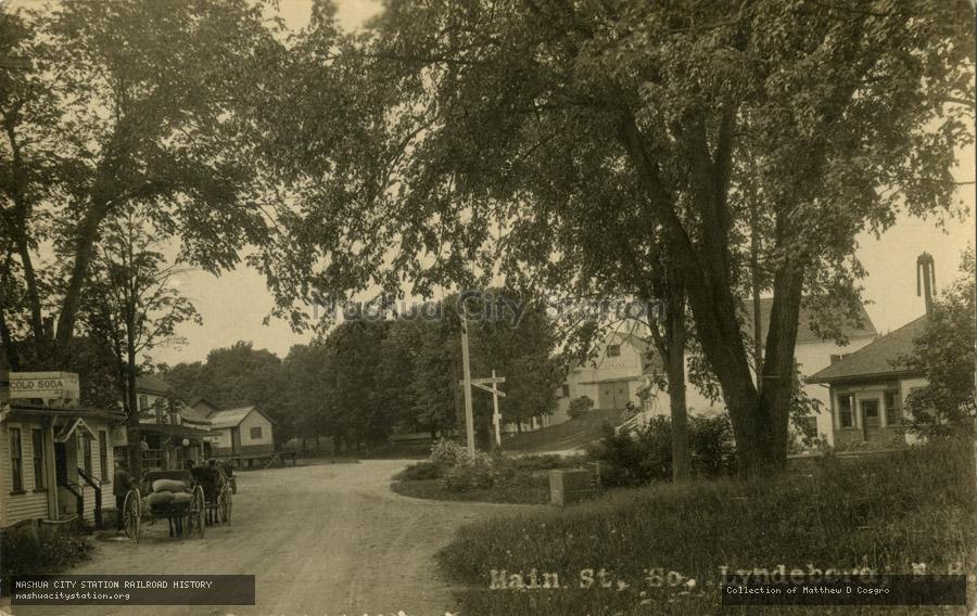 Postcard: Main Street, South Lyndeboro, N.H.